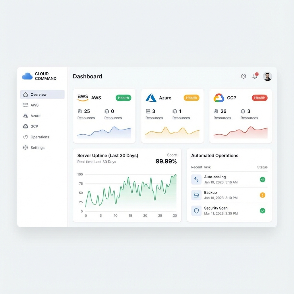 Cloud Architecture Dashboard